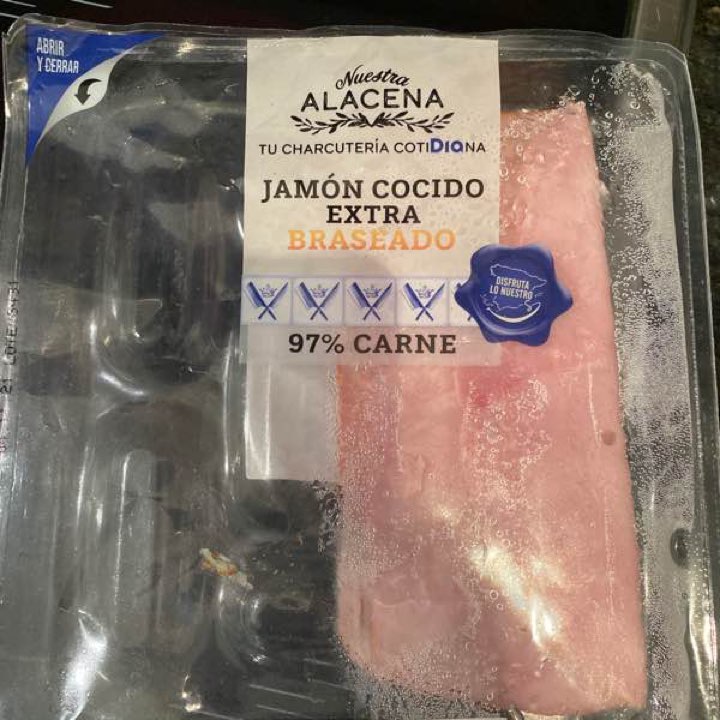 Jamón cocido extra braseado