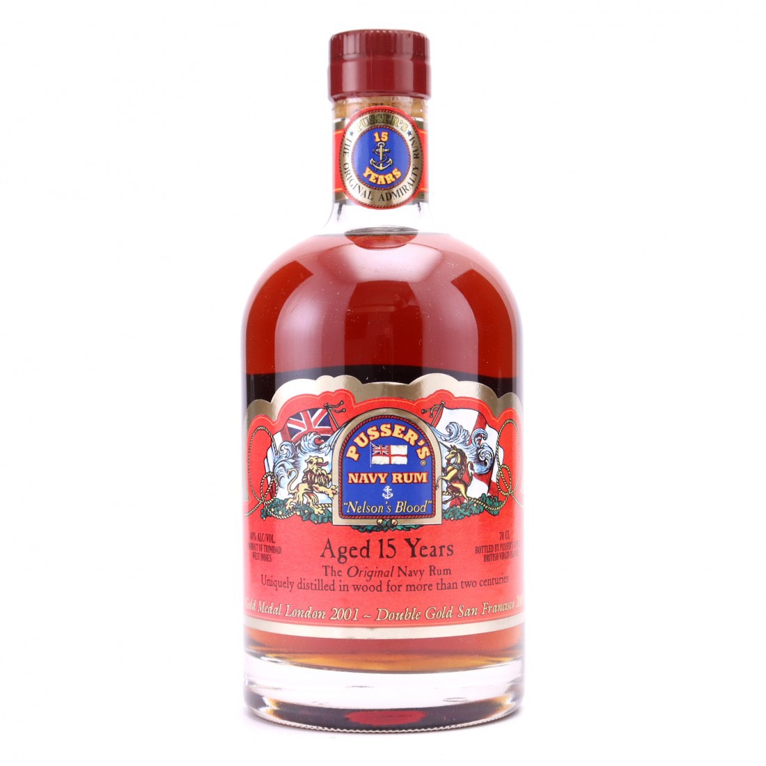 Bottle image of „Nelson‘s Blood“ Aged 15 Years Navy Rum
