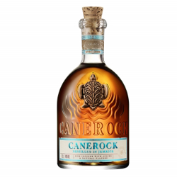 Image of the front of the bottle of the rum Canerock