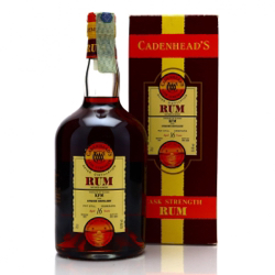 Image of the front of the bottle of the rum KFM