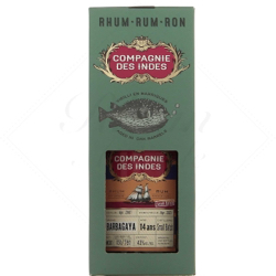 Image of the front of the bottle of the rum Barbagaya