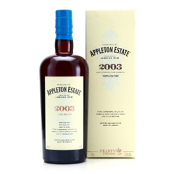 Image of the front of the bottle of the rum Hearts Collection - 2003
