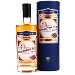 Image of the front of the bottle of the rum Macnair’s Exploration Rum Panama