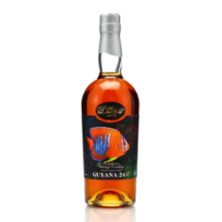 Image of the front of the bottle of the rum Guyana 24