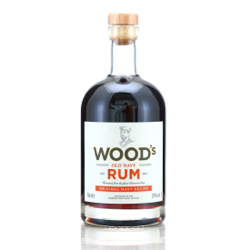 Image of the front of the bottle of the rum Wood‘s Old Navy Rum (Original Navy Recipe)