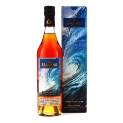 Image of the front of the bottle of the rum The Wild Island Edition Wave