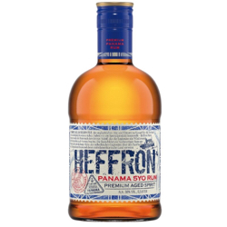 Image of the front of the bottle of the rum Heffron Panama 5YO Original