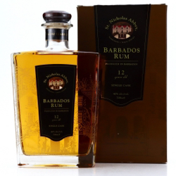 Image of the front of the bottle of the rum 12 Years old