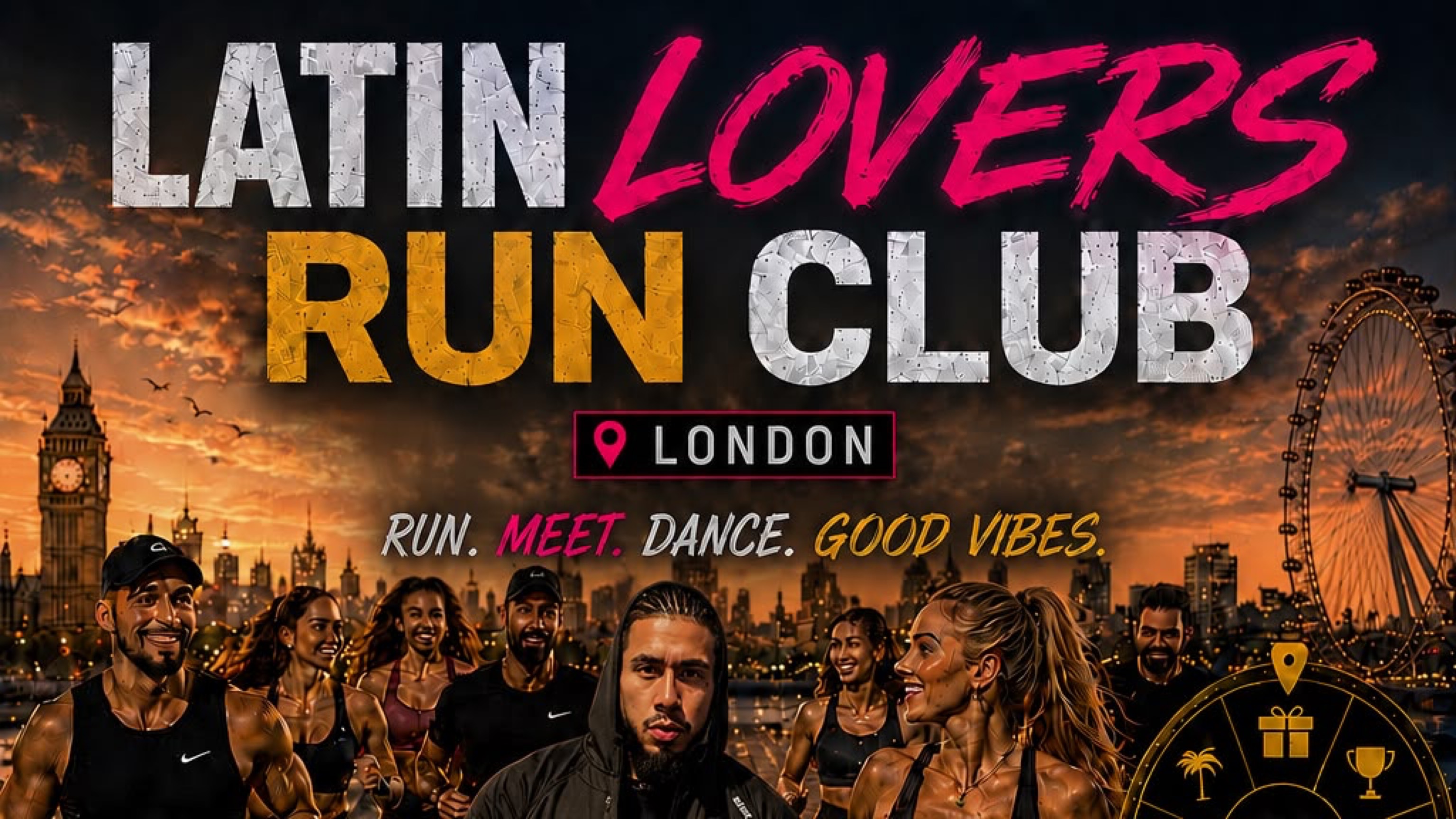 Latin Lovers Run and Dance