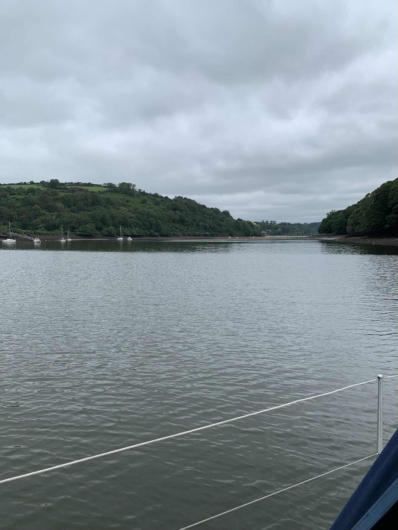 Polkerris to Fowey River, past moorings. _2C2052E2-4742-4BA2-9703-DFBC911918CC