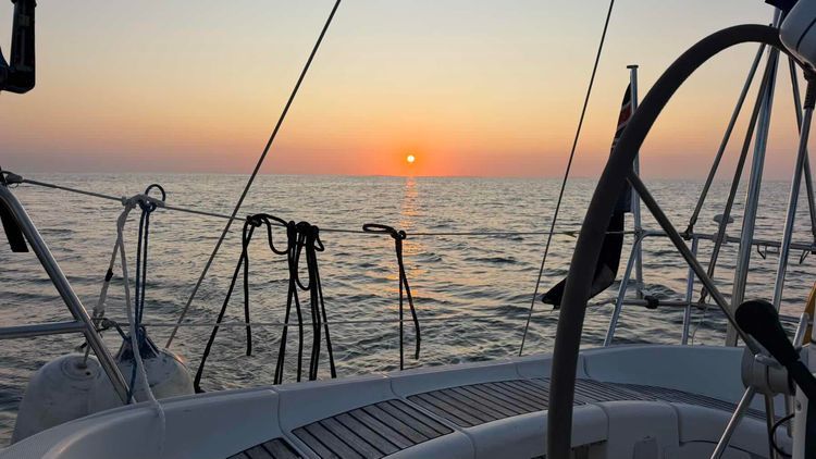 Voyage photo from Hamble to Dartmouth