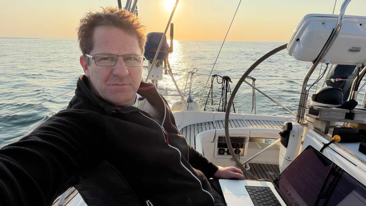 Voyage photo from Hamble to Dartmouth