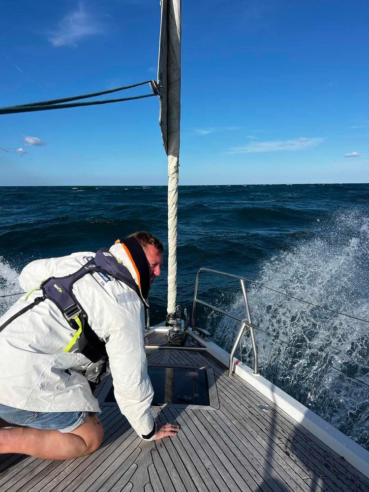 Voyage photo from Pipedreamer maiden voyage Braye to St Peter Port
