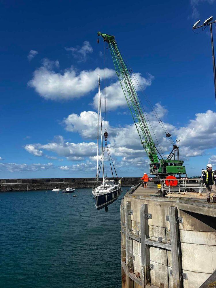 Voyage photo from Pipedreamer maiden voyage Braye to St Peter Port