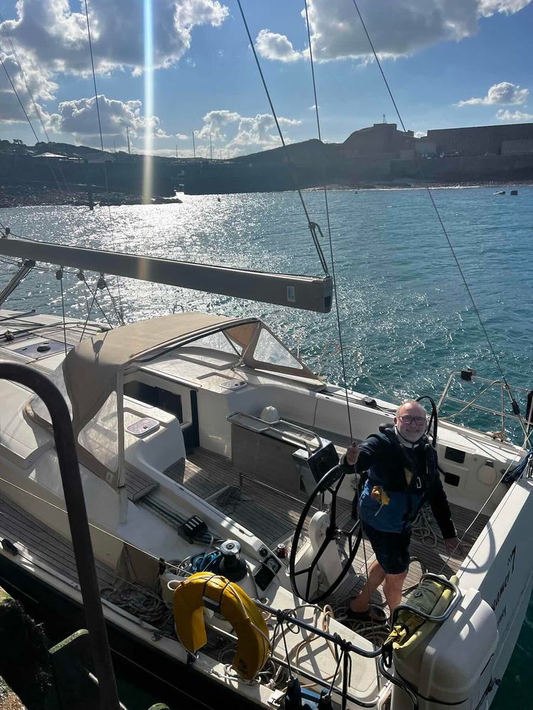 Voyage photo from Pipedreamer maiden voyage Braye to St Peter Port