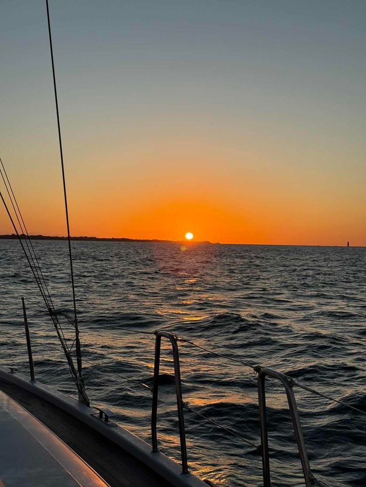 Voyage photo from Pipedreamer maiden voyage Braye to St Peter Port