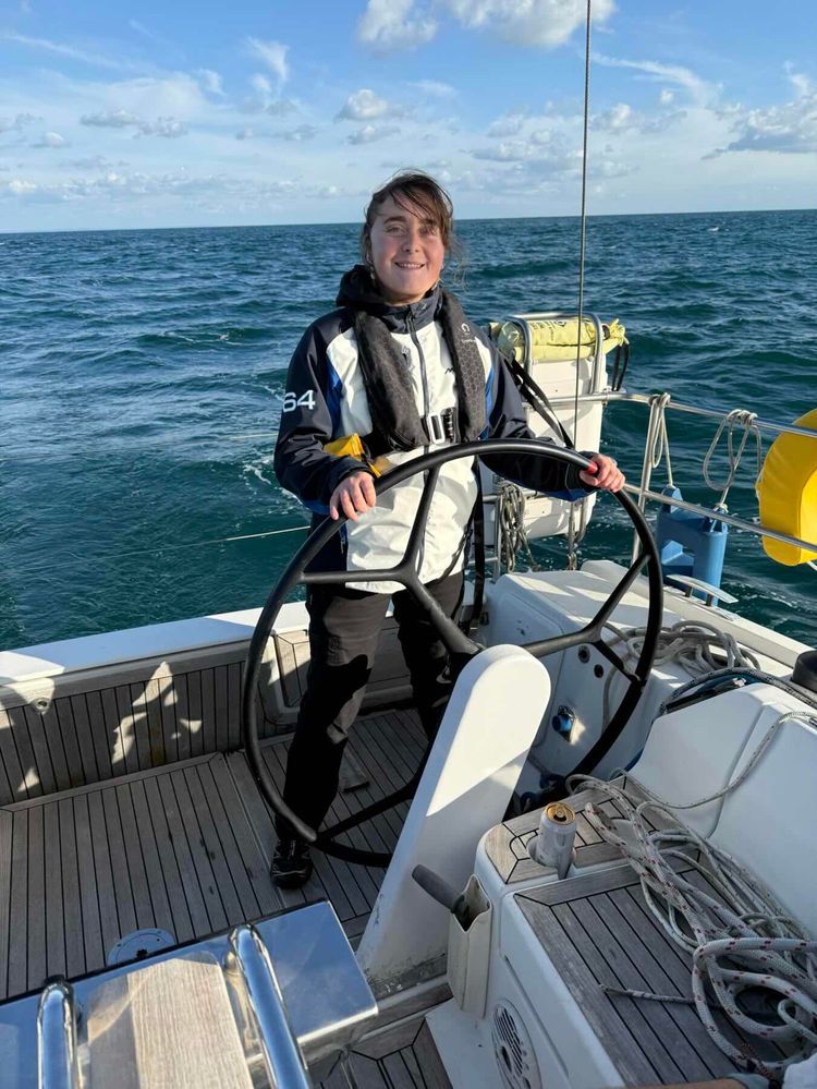 Voyage photo from Pipedreamer maiden voyage Braye to St Peter Port