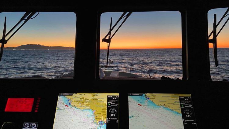 Voyage photo from Delivery, Seacret 76 Nordhavn Victoria CN to Alamitos Bay, CA