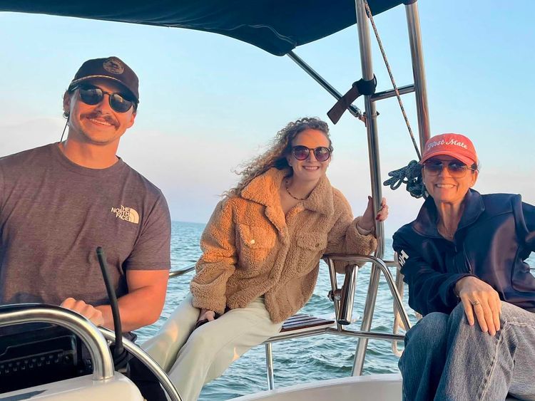 Voyage photo from First sail with Weston & Elizabeth