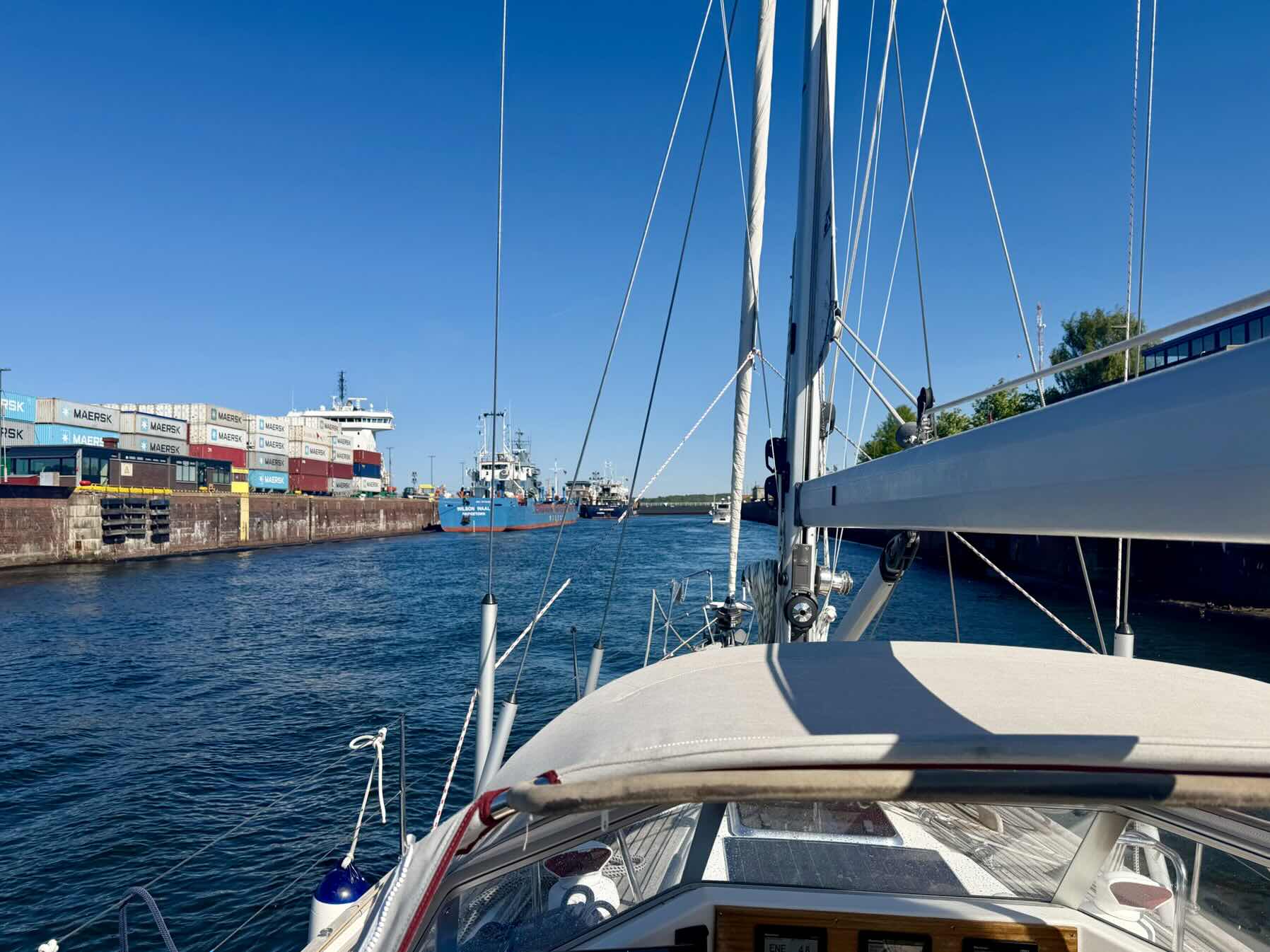 Transit to the Baltic Leg 6: through Kiel Canal to Laboe🇩🇪_BEDDD8DE-D1AF-47A5-9914-448358B697EB