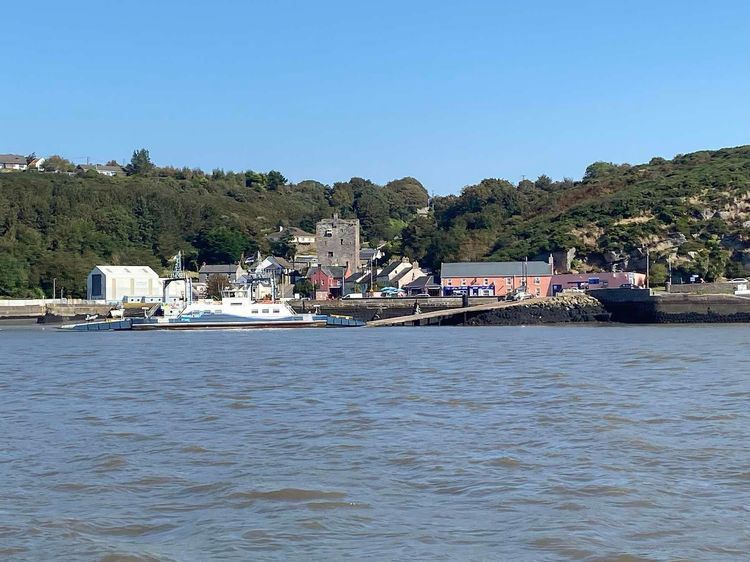 Voyage photo from Dunmore to Waterford boat yard 