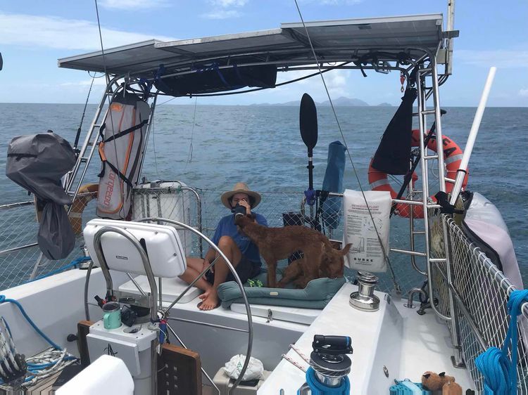 Voyage photo from Brampton Is to Mackay marina
