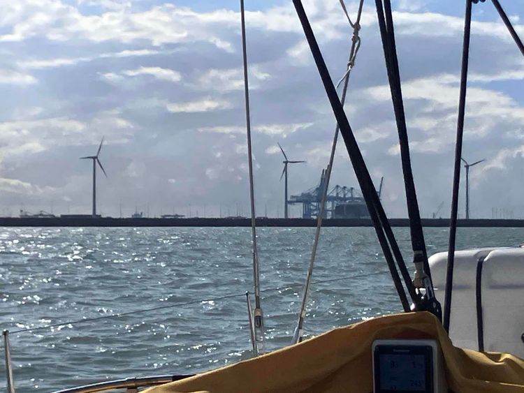 Voyage photo from Elite - Autumn Breeze Day 6 Breskens to Zeebrugge (passport control)