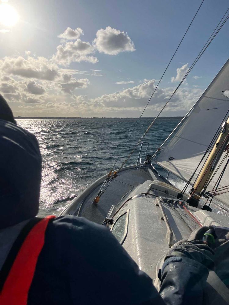 Voyage photo from Øresund evening with Jens and Mads