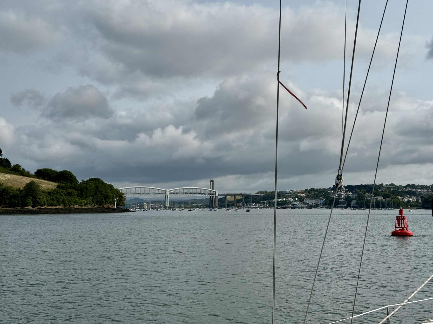 Gentle sail under genoa back to QAB_DE90240B-EE63-49A8-94C6-4E82B531ECEA