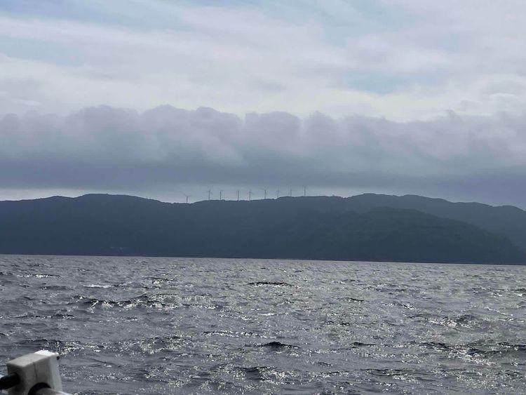 Voyage photo from Day 1 sail from Oita