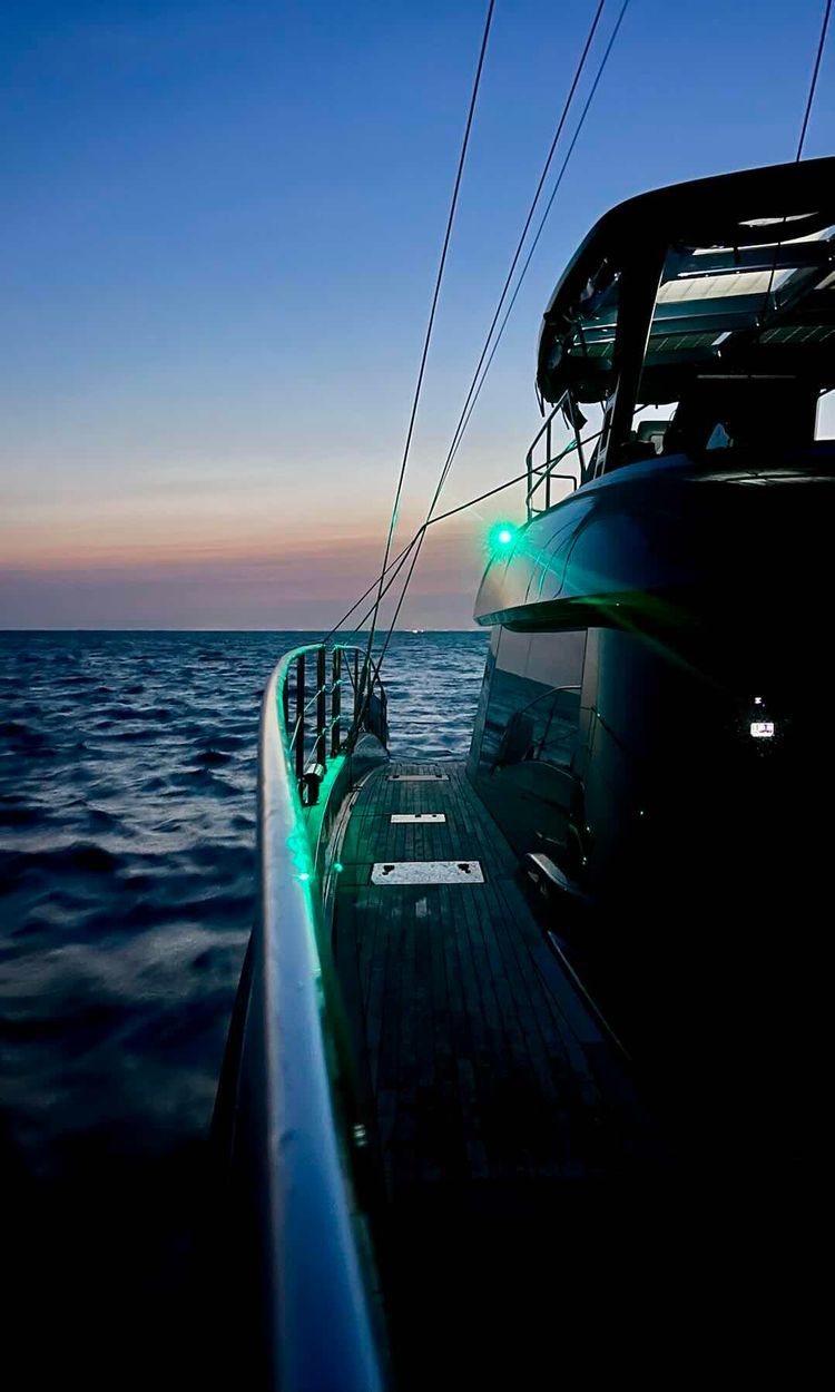 Voyage photo from Delivery Service Sunreef60 Sailing II