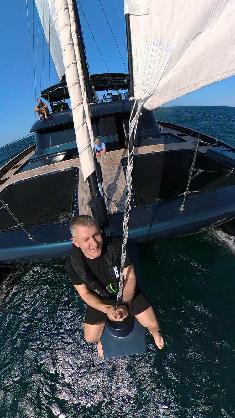 Voyage photo from Delivery Service Sunreef60 Sailing II