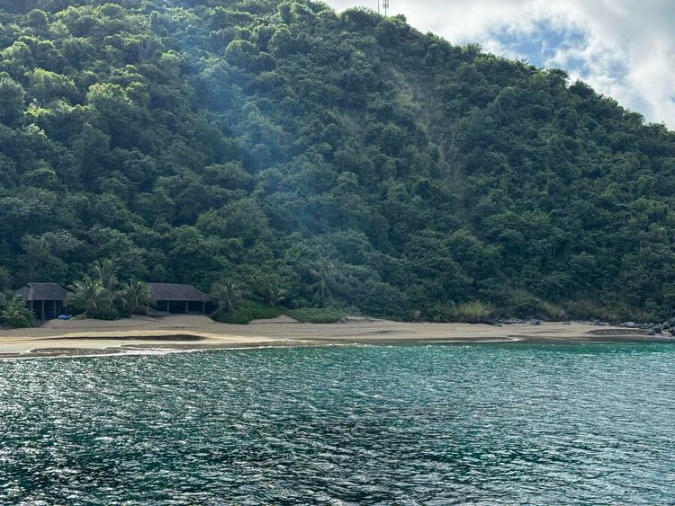 Voyage photo from North sound, Bitter End to mountain trunk point Virgin Gorda