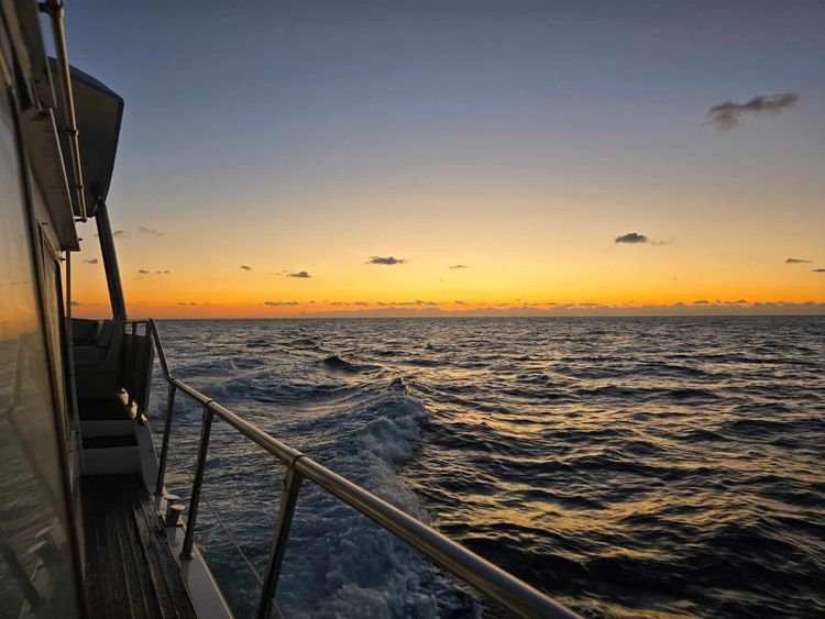 Voyage photo from Final leg of delivery voyage of the Rogue Trader
