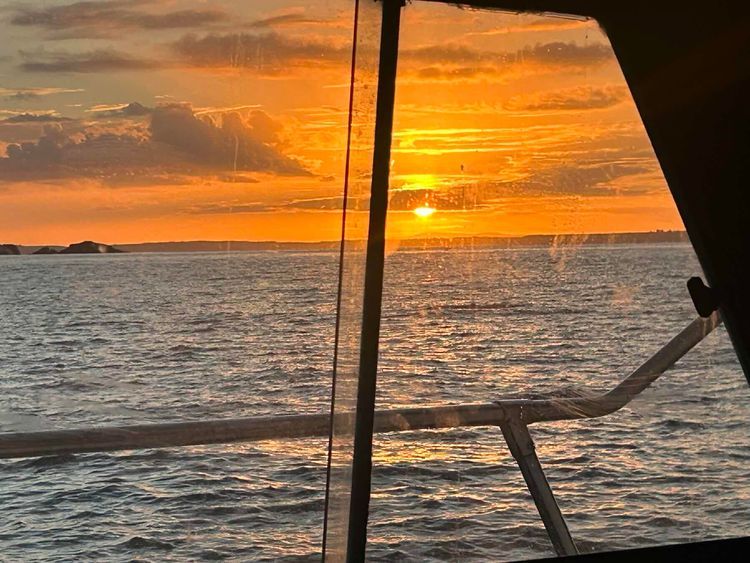 Voyage photo from Final leg of delivery voyage of the Rogue Trader