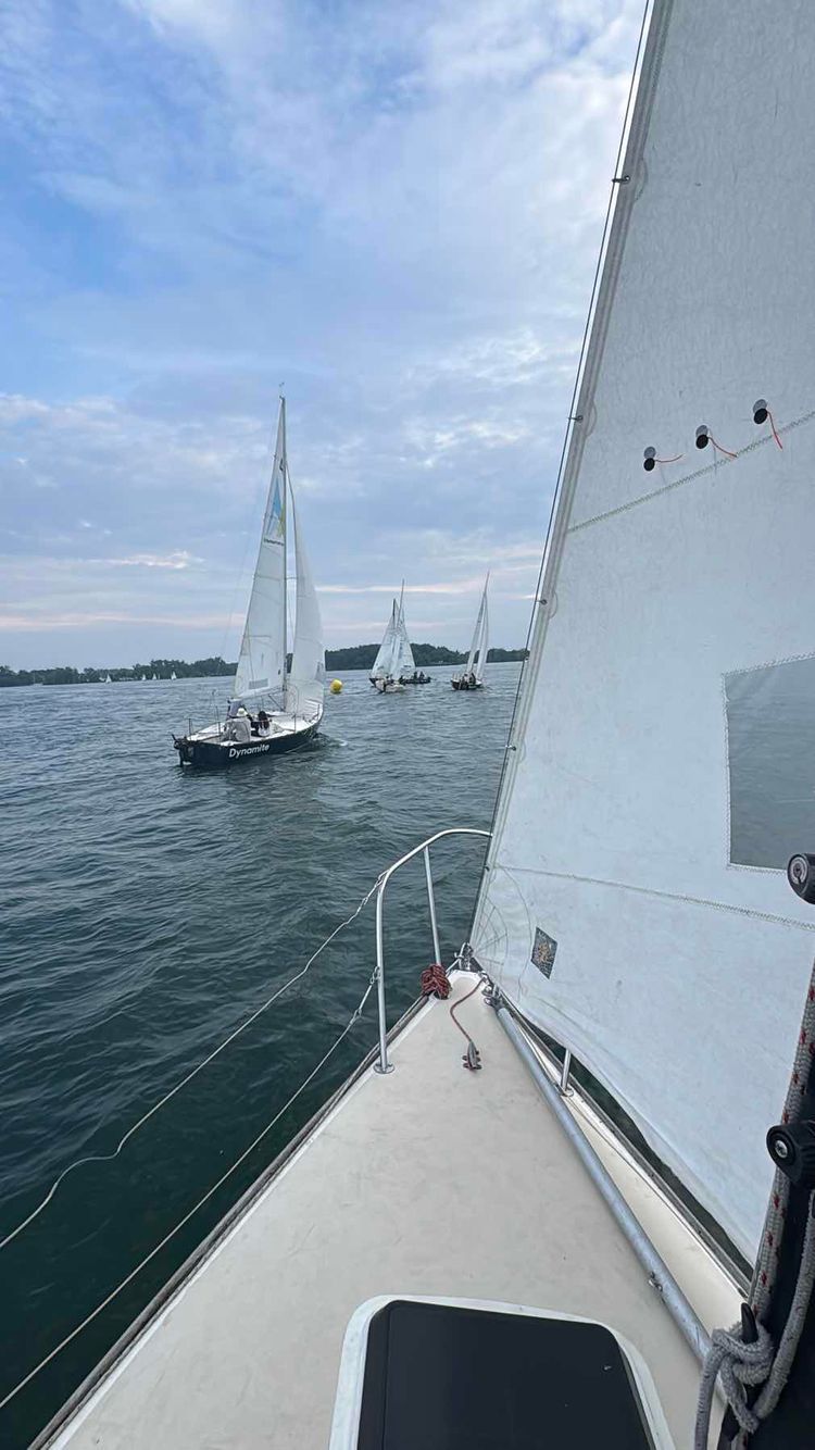 Voyage photo from First race on helm 
