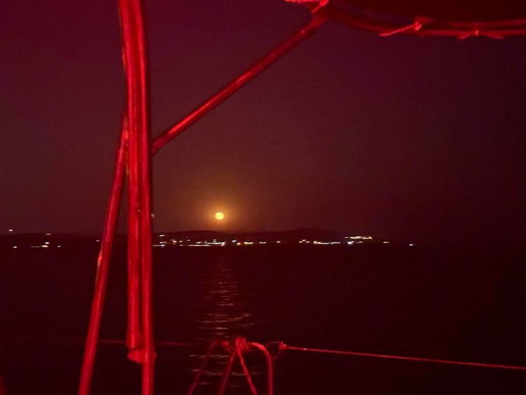Voyage photo from Motor sailing in Çeşme and overnight