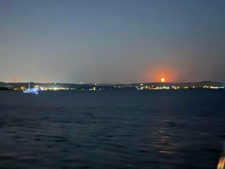 Voyage photo from Motor sailing in Çeşme and overnight