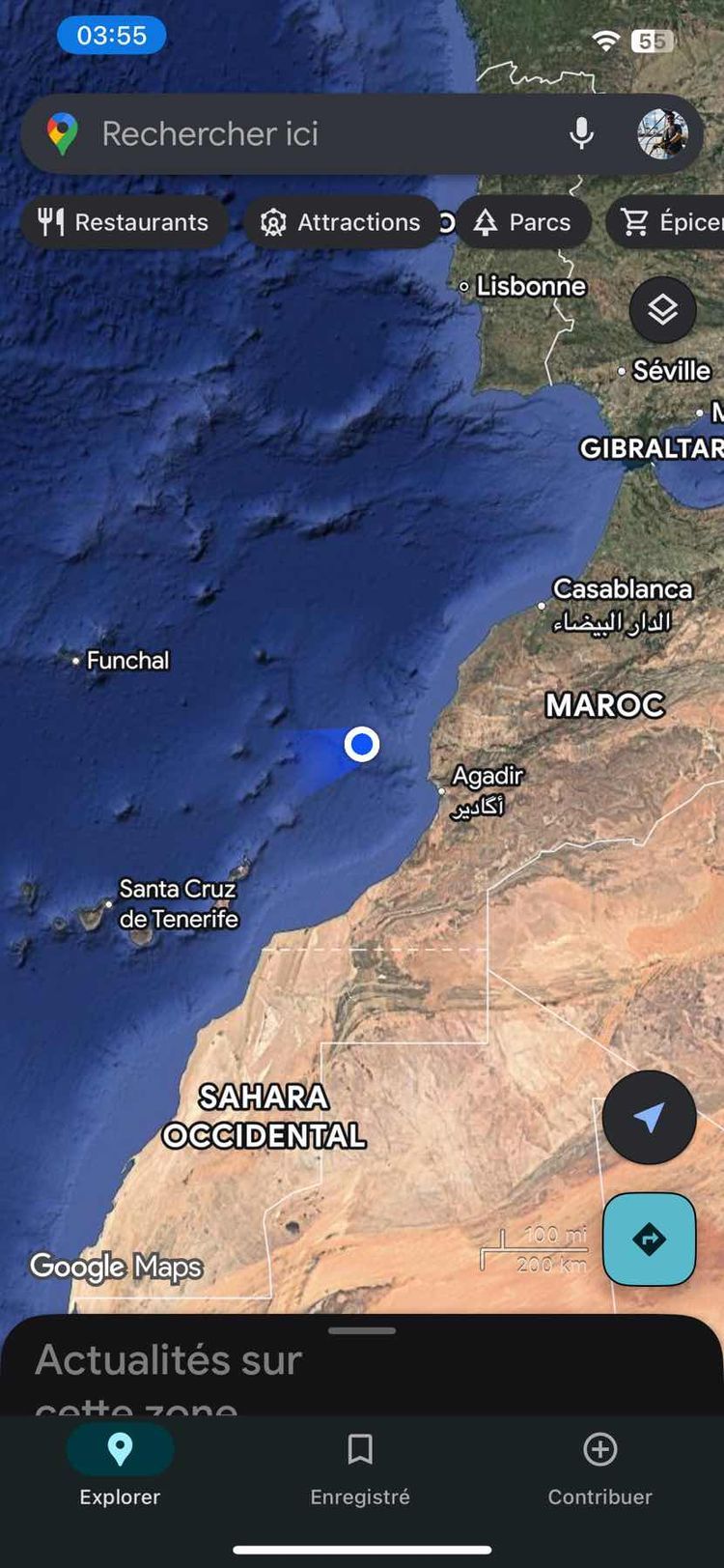 Voyage photo from Traversé Tanger Canaries