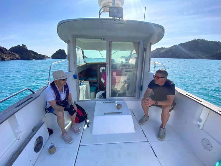 Voyage photo from Back from Sark with Mavis