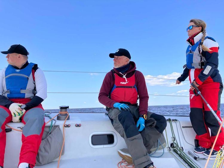 Voyage photo from Гонка на приз я/к «Балтиец» 
1-я гонка. Результат - 3 место. 