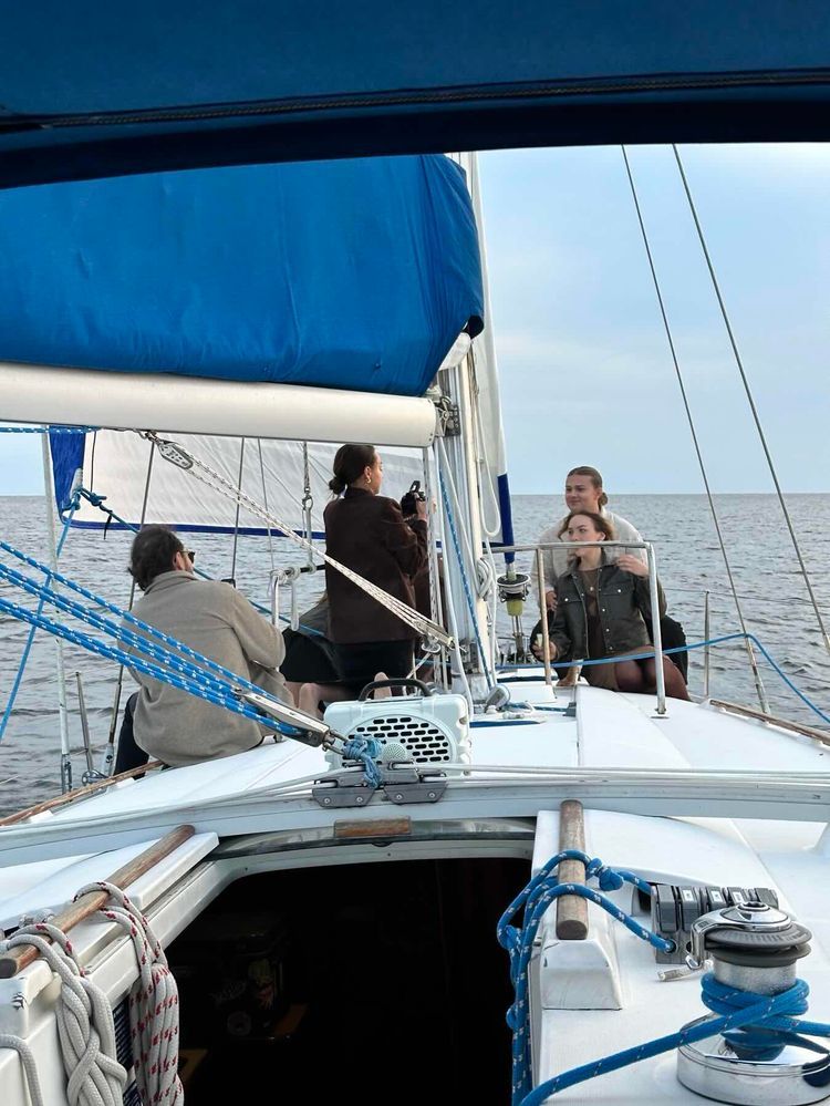 Voyage photo from Sunset proposal for Jake and Casey