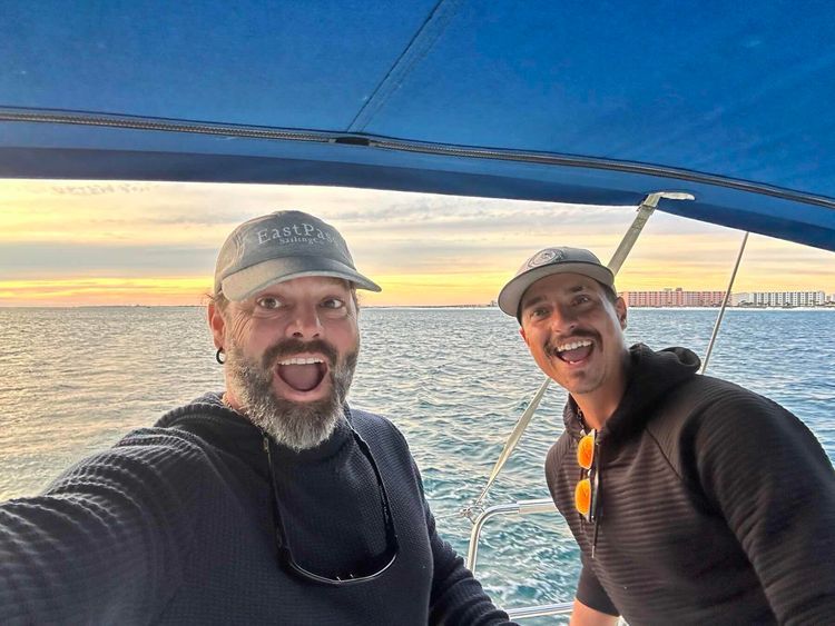 Voyage photo from Sunset proposal for Jake and Casey