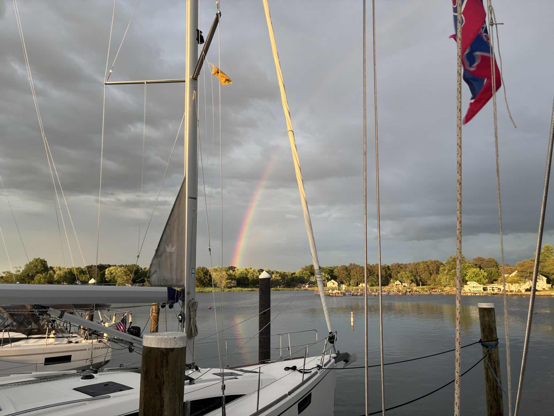 Brisk sail with a stormy ending. _C383F05D-3FF7-451C-B37D-60B3452BCEA6