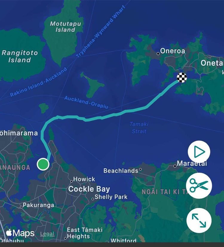 Voyage photo from Half moon to Putiki Bay