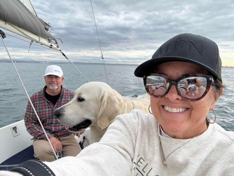 Voyage photo from Vicki, Butters, sans Tom