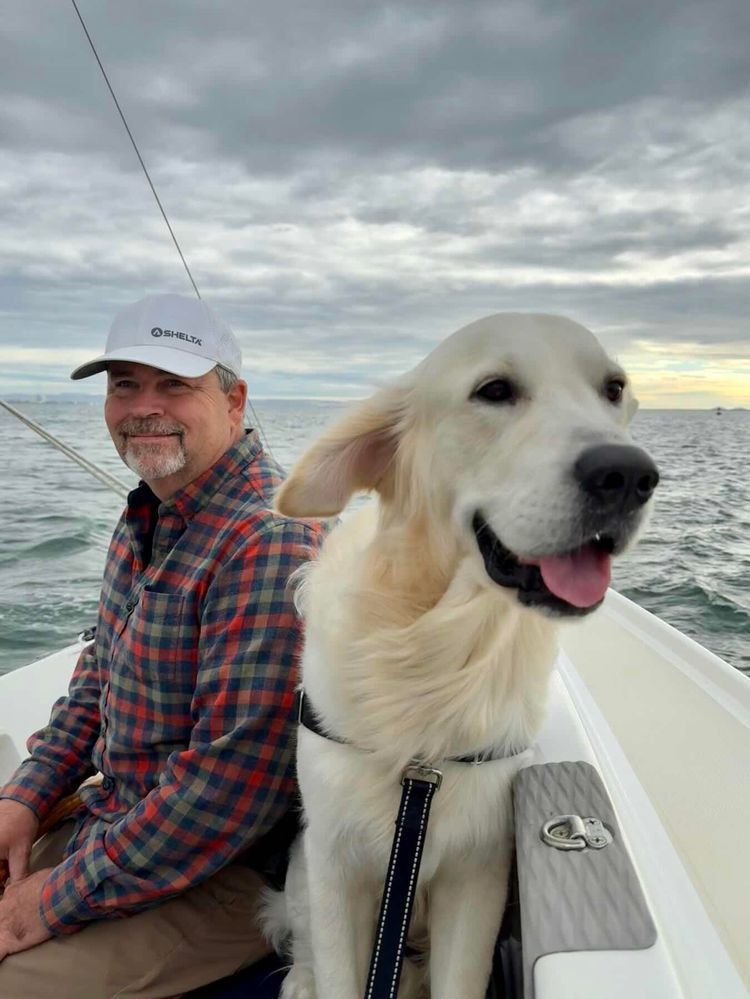 Voyage photo from Vicki, Butters, sans Tom