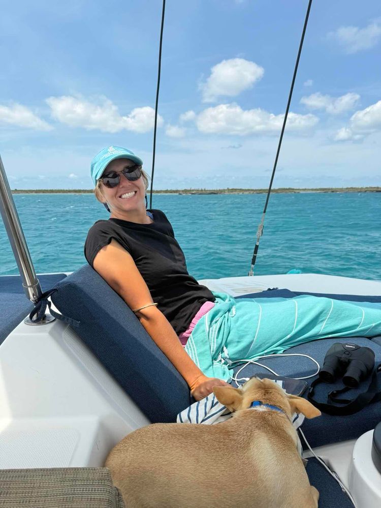 Voyage photo from Green Turtle Cay to Pensacola - full sail! 