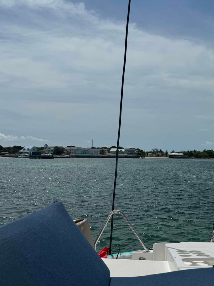 Voyage photo from Green Turtle Cay to Pensacola - full sail! 