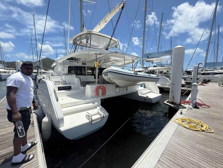 Voyage photo from BVI Bareboat 2025 New issues with furling boom and dual throttles 